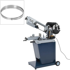 Scie À Ruban Électrique vidaXL À avec Base Solide